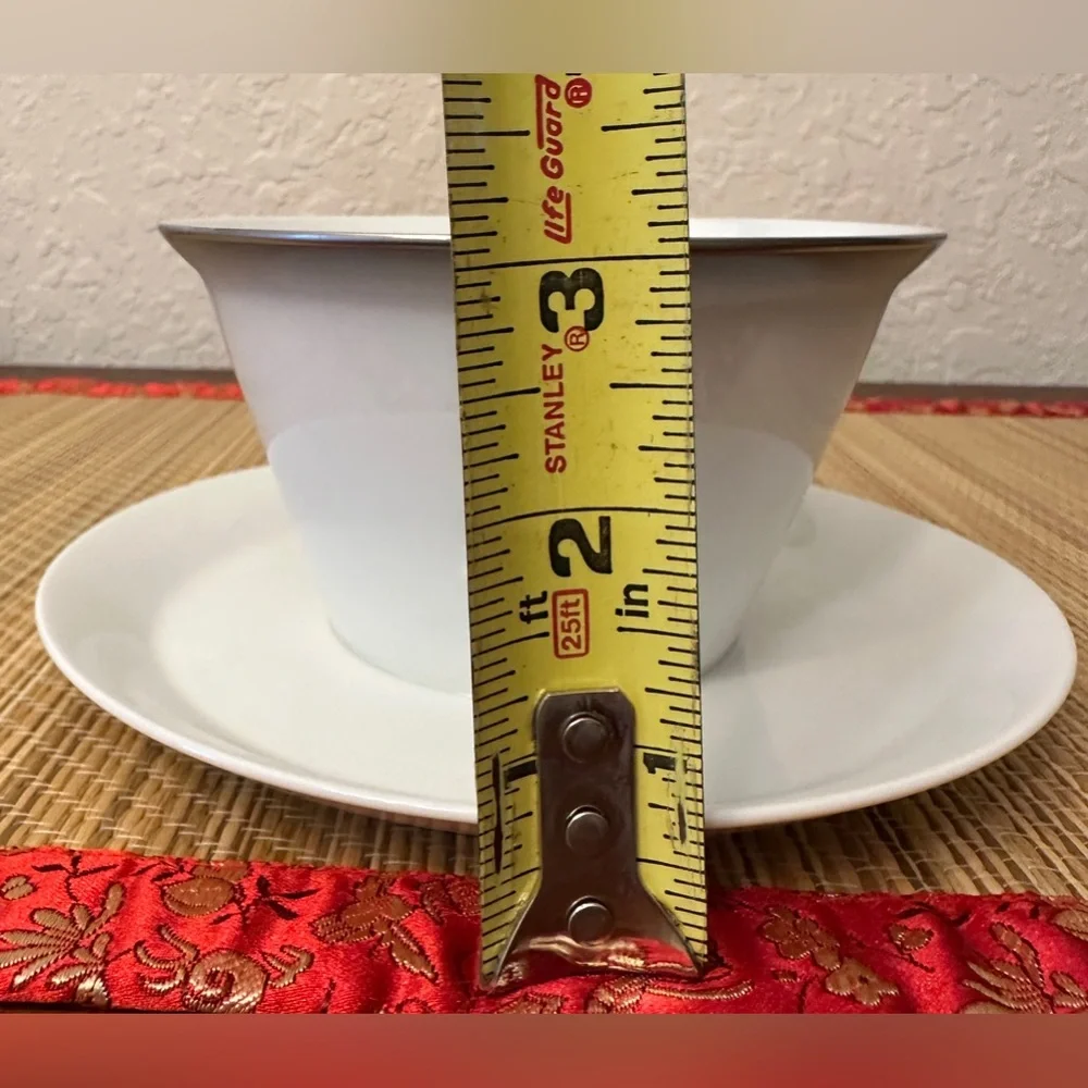 Rosenthal Germany Studio-line Evensong white and platinum gravy boat